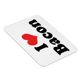 I Liebe Herz Bacon - Bacon Lover Magnet (Rechte Seite)