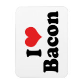 I Liebe Herz Bacon - Bacon Lover Magnet (Vertikal)