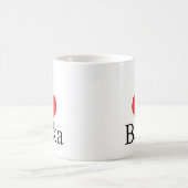 I Liebe (Herz) Baka Kaffeetasse (Mittel)