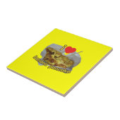 I Liebe (Herz) Banana Pancake ... Thai Street Food Fliese (Seite)