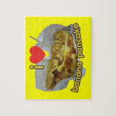 I Liebe (Herz) Banana Pancake ... Thai Street Food Puzzle (Vertikal)