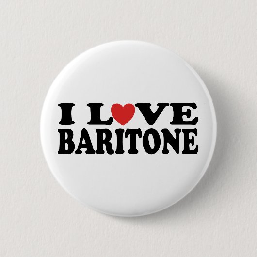 I Liebe-Herz-Bariton-Geschenk Button (Vorderseite)