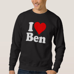 I LIEBE HERZ BEN BENJAMIN BENNY SWEATSHIRT