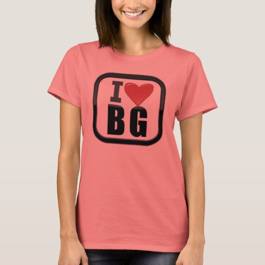 I LIEBE/HERZ BG RINGER T-SHIRT (Vorderseite)