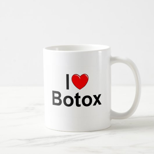 I Liebe (Herz) Botox Kaffeetasse (Rechts)