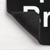 I Liebe (Herz) Brad Mousepad (Ecke)