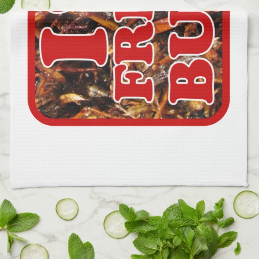 I Liebe (Herz): Bugs / essbare Insekten Handtuch (Gefaltet)