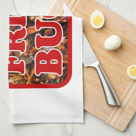 I Liebe (Herz): Bugs / essbare Insekten Handtuch (Viertel Falte)