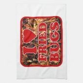 I Liebe (Herz): Bugs / essbare Insekten Handtuch (Vertikal)