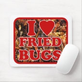 I Liebe (Herz): Bugs / essbare Insekten Mousepad (Mit Mouse)