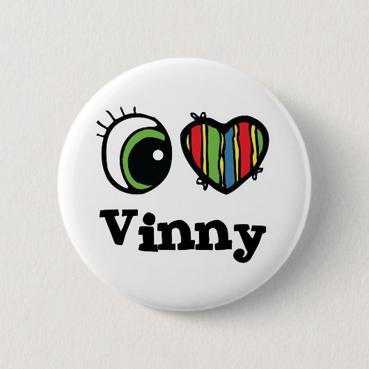 I Liebe (Herz) Button (Vorderseite)