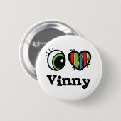 I Liebe (Herz) Button (Vorne & Hinten)