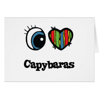 I Liebe (Herz) Capybaras