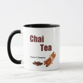 I Liebe (Herz) Chai Tea - Anpassbare Tee-Tasse Tasse (Links)