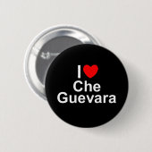 I Liebe (Herz) Che Guevara Button (Vorne & Hinten)