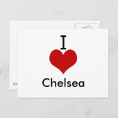 I Liebe (Herz) Chelsea Postkarte (Vorne/Hinten)