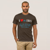 I Liebe Herz die IRS T-Shirt (Vorne ganz)