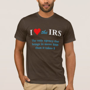 I Liebe Herz die IRS T-Shirt