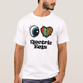 I Liebe (Herz) Elektroaale T-Shirt