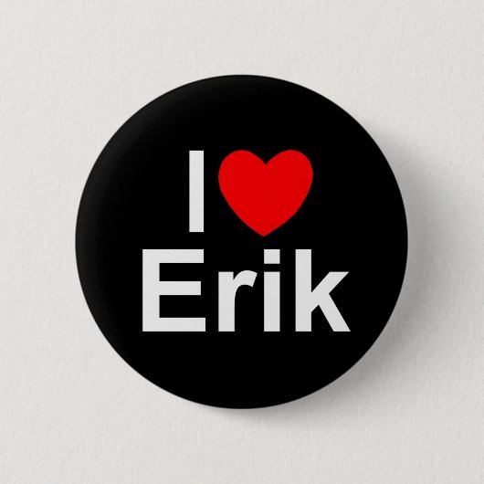 I Liebe (Herz) Erik Button (Vorderseite)
