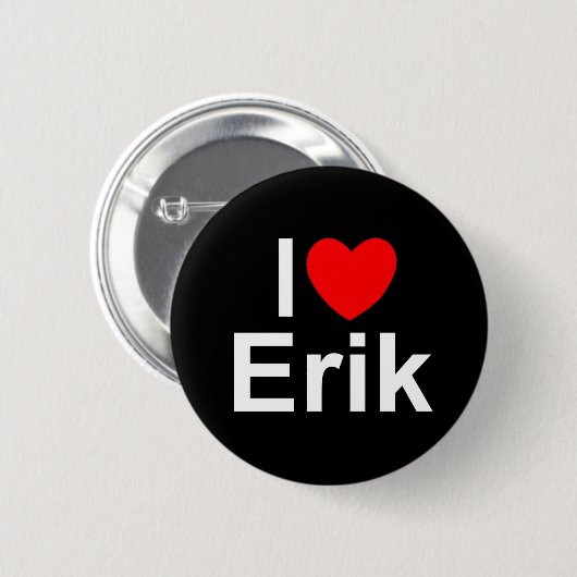 I Liebe (Herz) Erik Button (Vorne & Hinten)