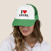 I Liebe Herz Excel Funny Spreadsheet Lover T - Shi Truckerkappe (Beispiel)