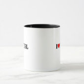 I Liebe Herz Excel Funny Spreadsheet Lover Tasse (Zentrum)