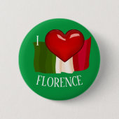 I LIEBE (HERZ) FLORENZ bearbeitbar Button (Vorderseite)