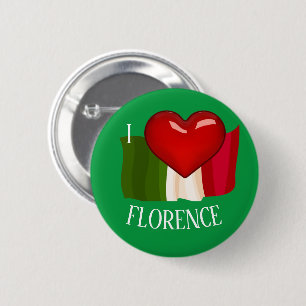 I LIEBE (HERZ) FLORENZ bearbeitbar Button