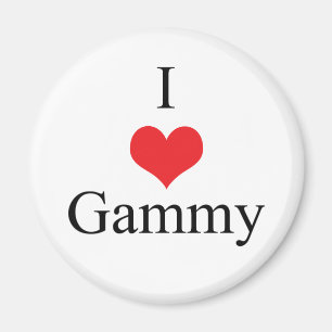 I Liebe (Herz) Gammy Magnet