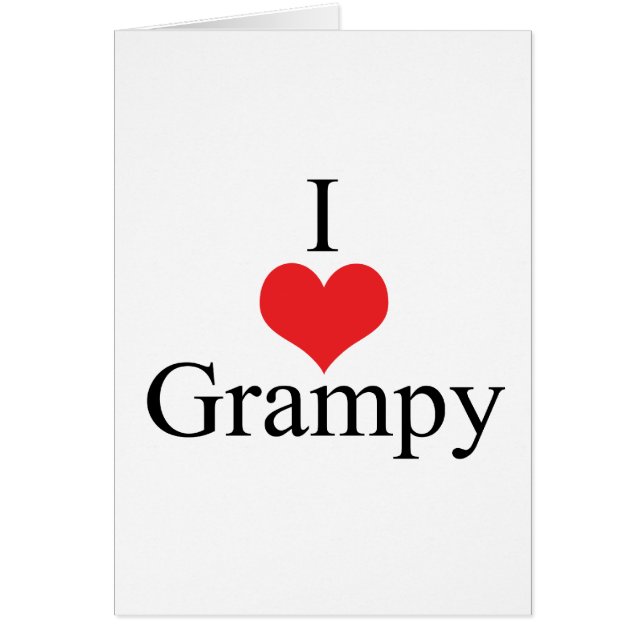 I Liebe (Herz) Grampy (Vorne)