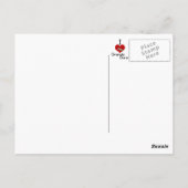 I Liebe-Herz-Granola-Bars Postkarte (Rückseite)