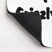 I Liebe Herz Grizzlybären Mousepad (Ecke)