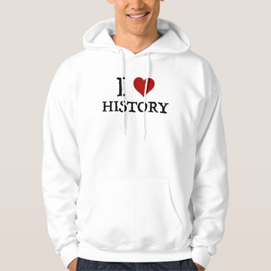 I Liebe (Herz) Hoodie (Vorderseite)