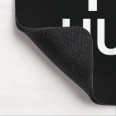 I Liebe (Herz) Huzz Funny Gen Z Novelty Meme Colle Mousepad (Ecke)