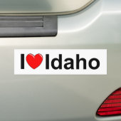 I Liebe (Herz) Idaho Autoaufkleber (Auf Auto)