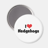 I Liebe Herz Igel Magnet (Vorderseite/Rückseite)