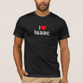 I Liebe (Herz) Isaac T-Shirt (Vorderseite)