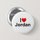 I Liebe (Herz) Jordanien Button (Vorne & Hinten)