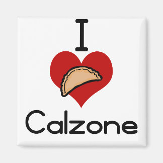 I Liebe-Herz-Kalzone Magnet