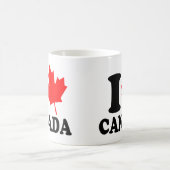 I Liebe-Herz Kanada Kaffeetasse (Mittel)