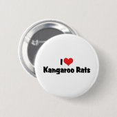I Liebe Herz Kangaroo Rats Button (Vorne & Hinten)