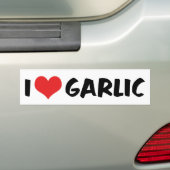 I Liebe Herz Knoblauch - Stinking Rose Lover Autoaufkleber (Auf Auto)