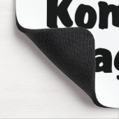 I Liebe Herz Komodo Dragons Mousepad (Ecke)