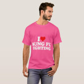 I Liebe Herz Kung Fu Kämpfe T-Shirt (Vorne ganz)