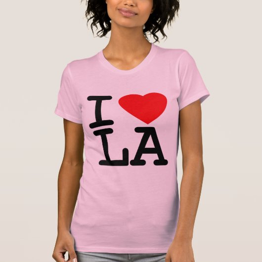 I Liebe-Herz LA T-Shirt (Vorderseite)