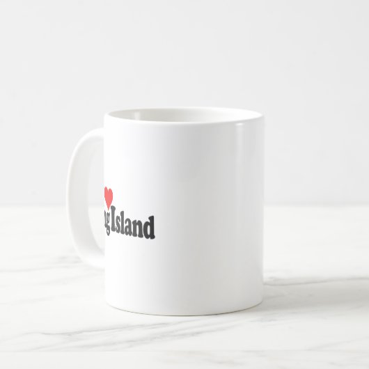 I Liebe Herz Long Island _1 Kaffeetasse (Vorderseite Links)