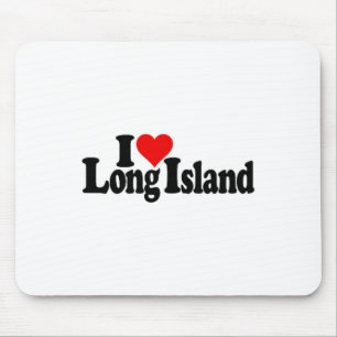 I Liebe Herz Long Island _1 Mousepad