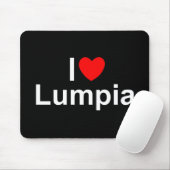 I Liebe (Herz) Lumpia Mousepad (Mit Mouse)