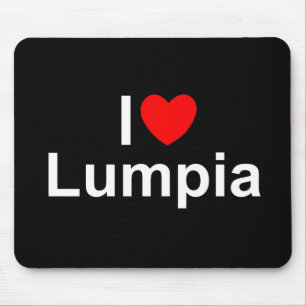 I Liebe (Herz) Lumpia Mousepad